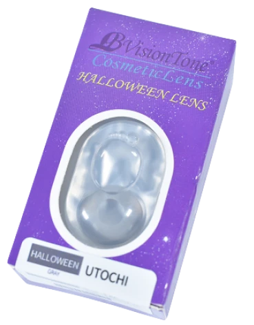 LB Vision Cosmetics Halloween Lens Gray Utochi
