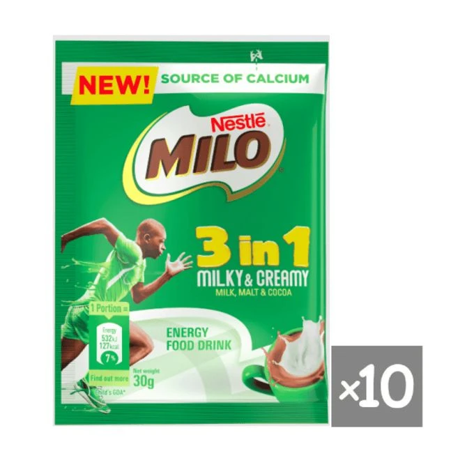 Nestle Milo 3 in 1  30gm X 10 hanging Sachets