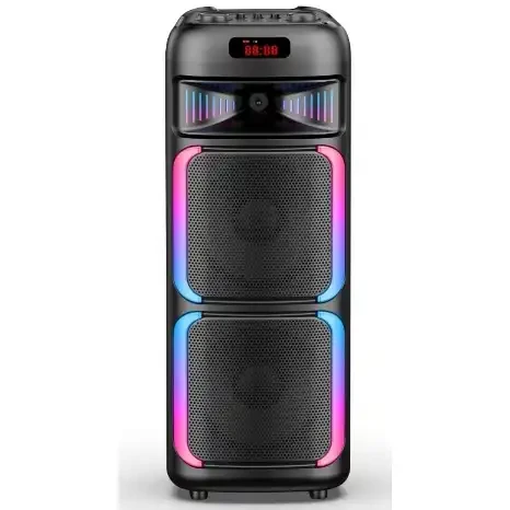 Djack Portable Bluetooth Party Speaker With Rgb Led Lights & Powerful Bass